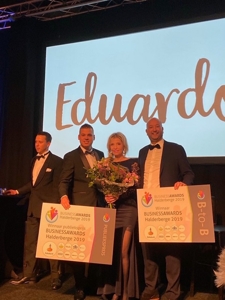 NOVO trotse winnaar van de Business Awards B2B en de Publieksprijs 2019