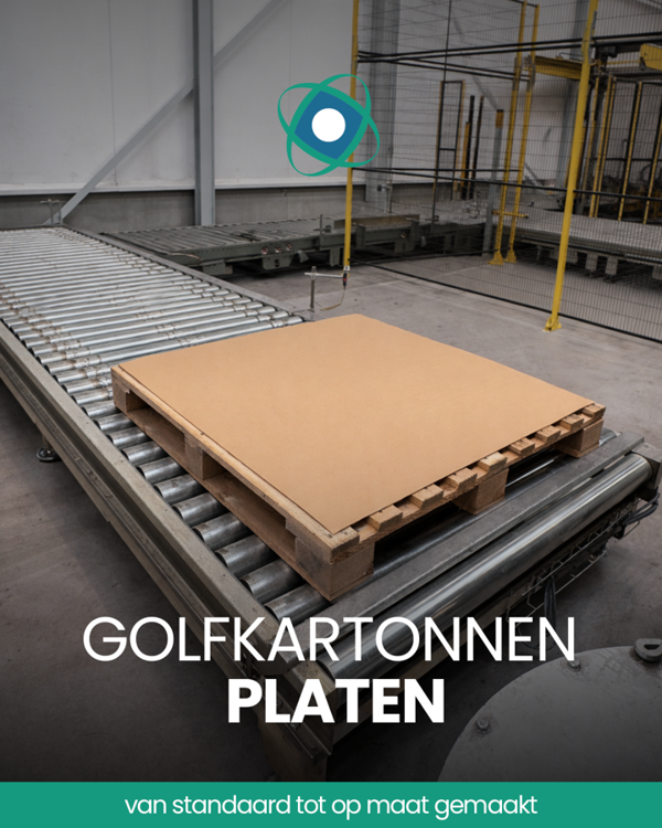 Golfkartonnen Palletplaten Direct Leverbaar
