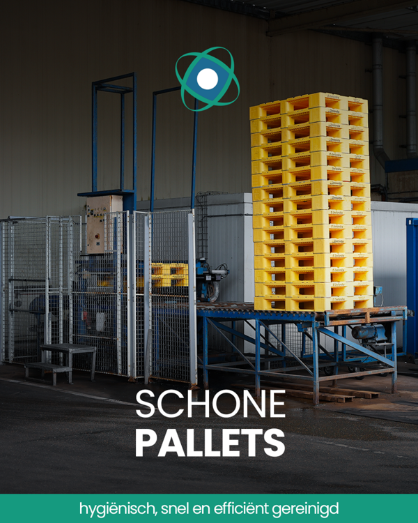 Wasstraat Voor Pallets, Kratten & Boxen